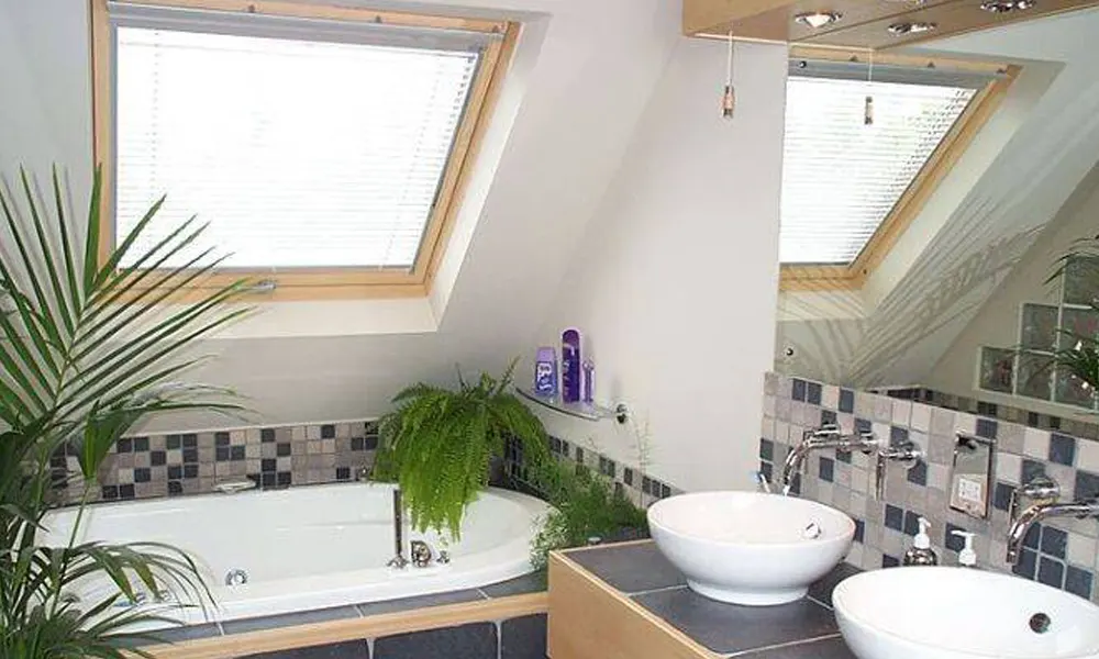 Bathroom Roof Sky Window Blinds