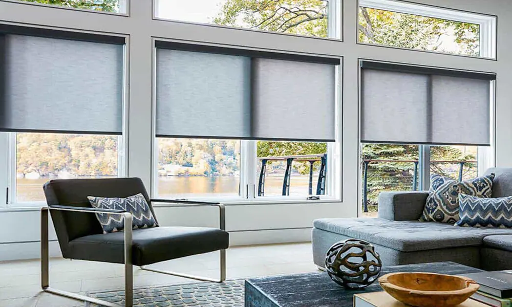 Motorized Blinds for Lounge